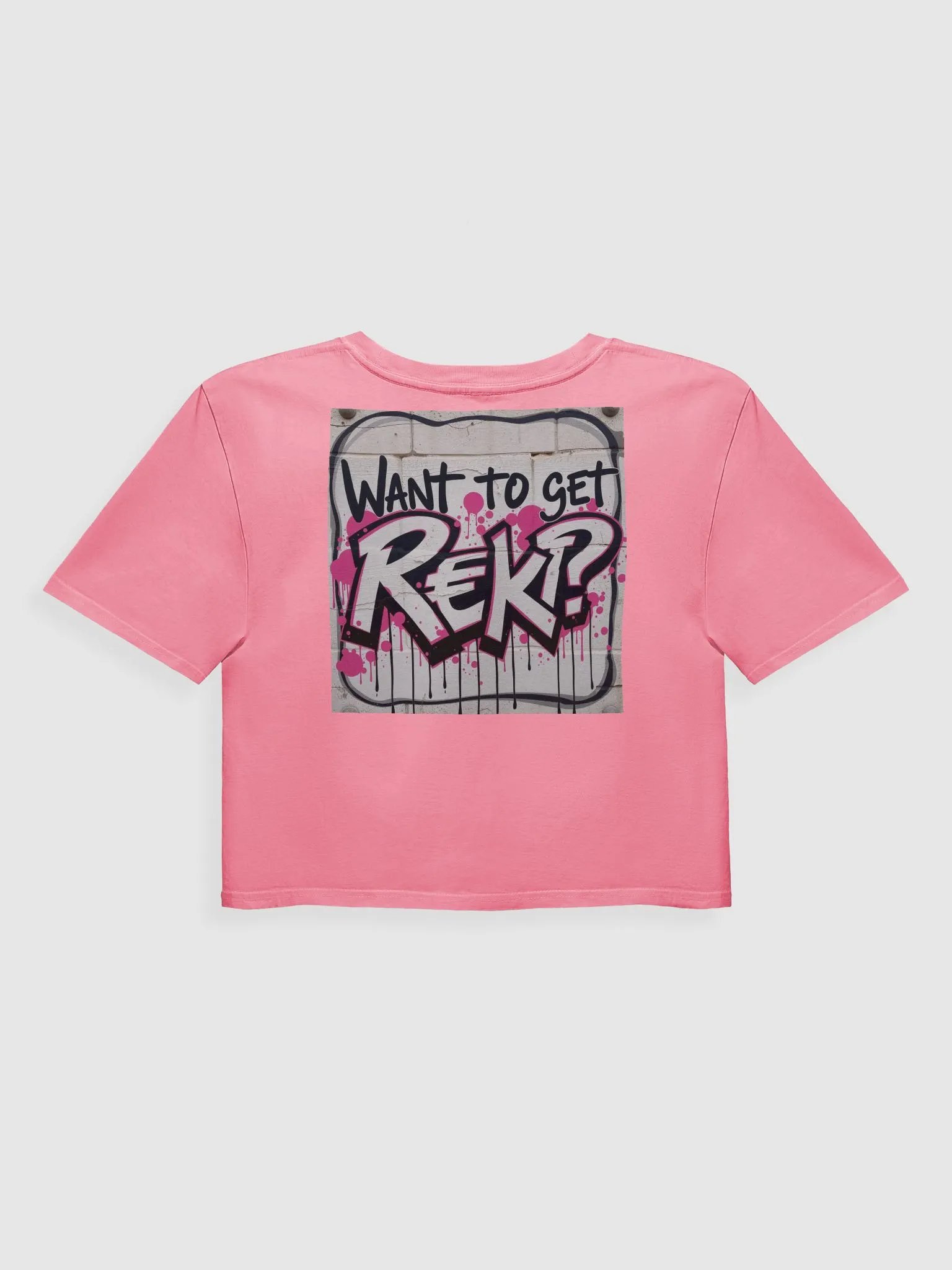 Rekt Graffiti Crop Top product image (2)