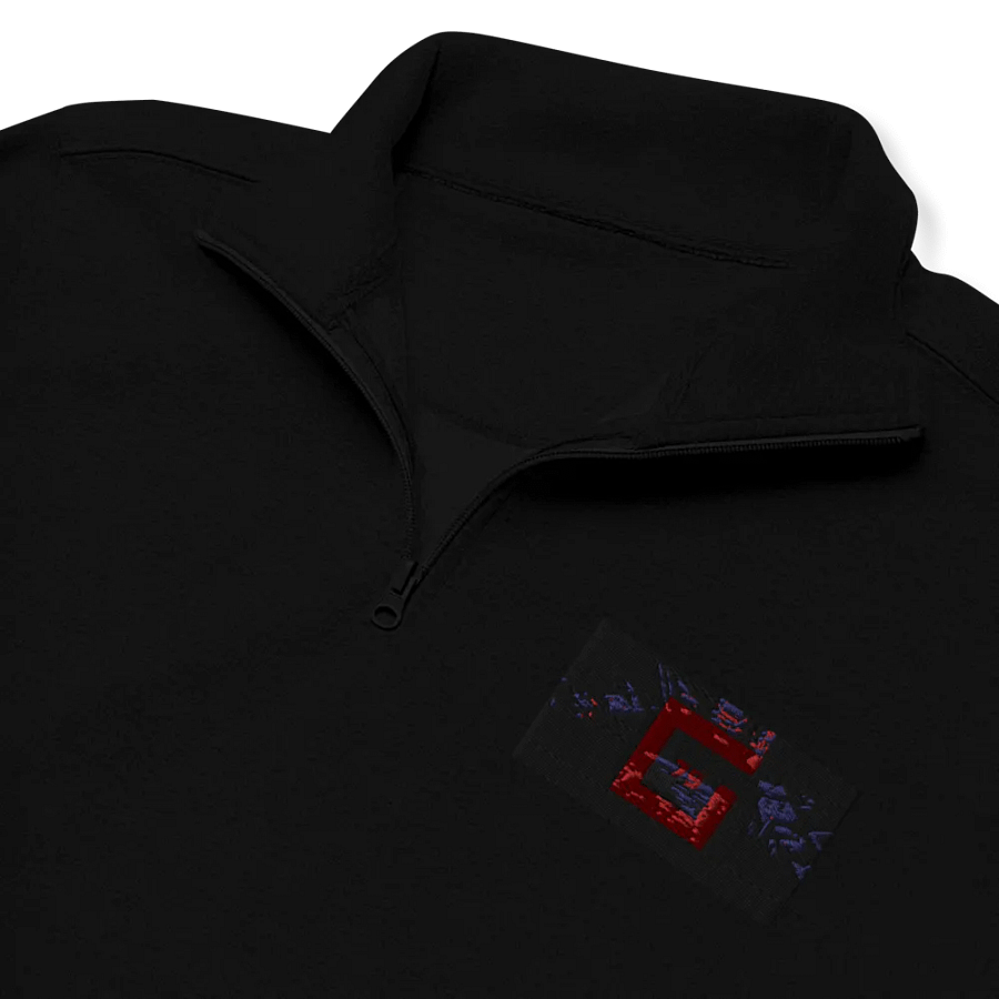 Abstract Red Structure Unisex Fleece Pullover product image (5)