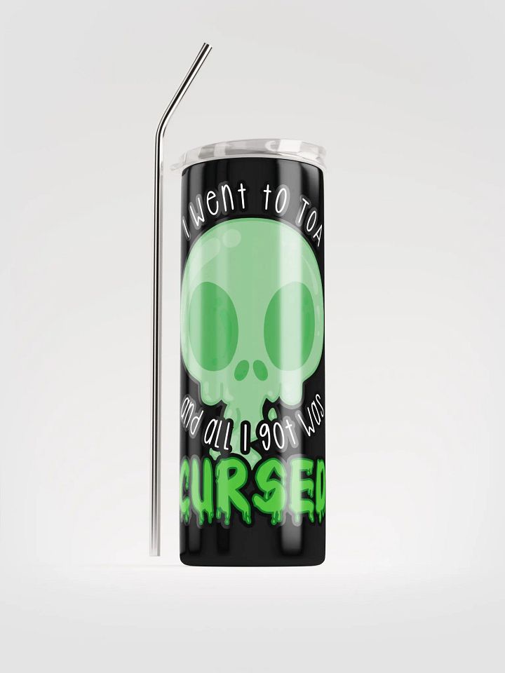 All I Got Was Cursed - Monk - Tumbler w/Straw product image (1)