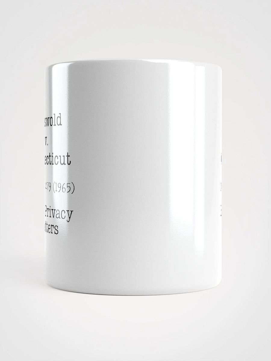 Griswold v. Connecticut "Privacy Matters" Mug product image (9)