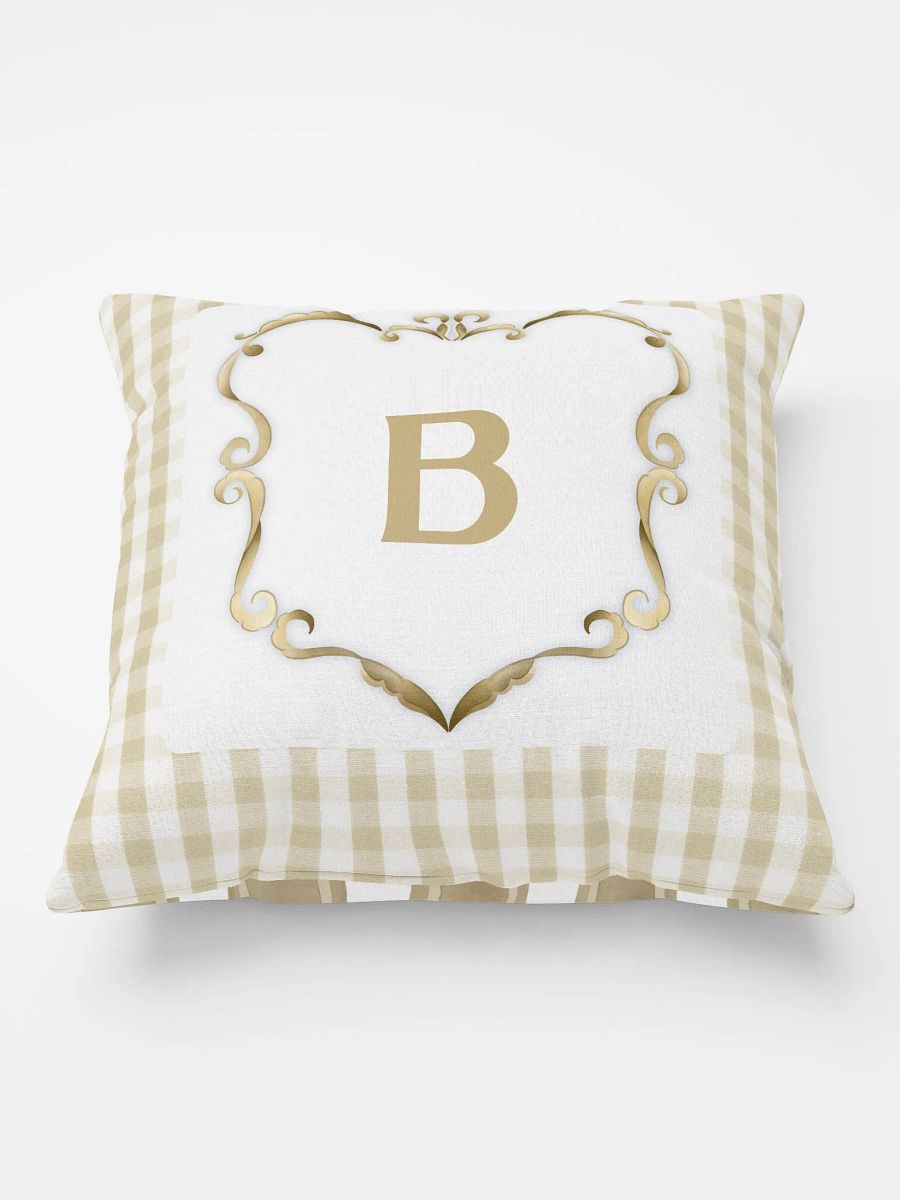 Beige Preppy Charm Pillow B product image (1)