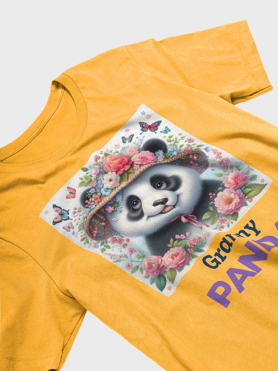Floral Granny Panda T-Shirt product image (12)