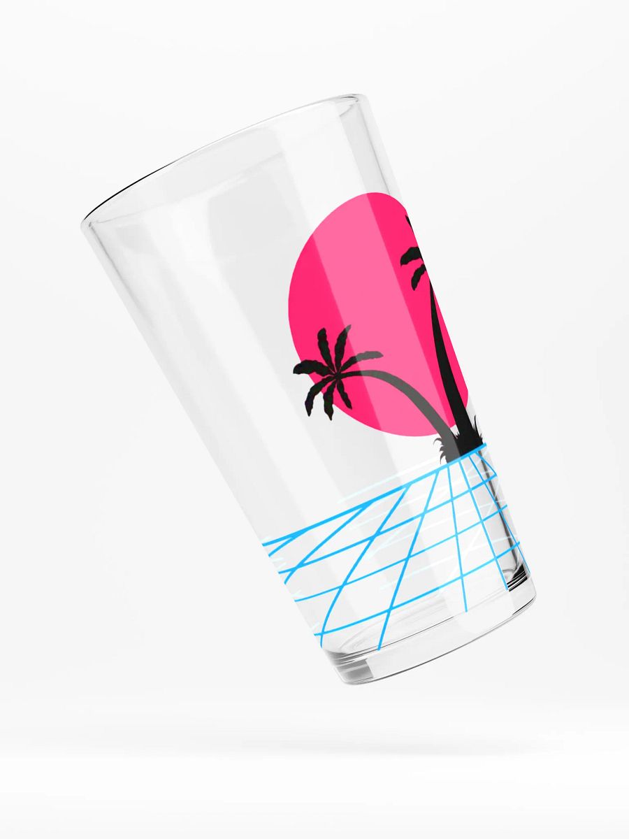 Retro Sunset Shaker Pint Glass product image (4)