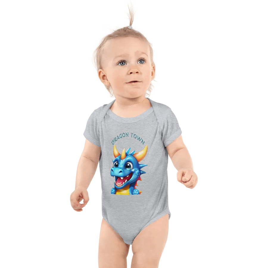 Dragon Town Baby Bodysuit product image (1)