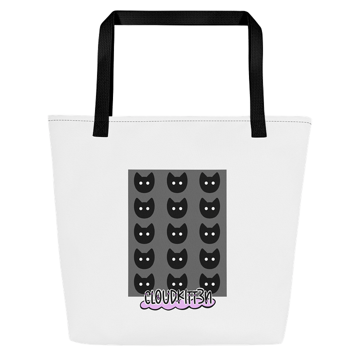 Kitten Frame Roses Tote product image (1)