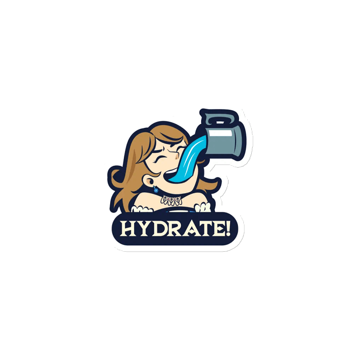 GM JoJo Hydrate! Emoji Magnet product image (1)