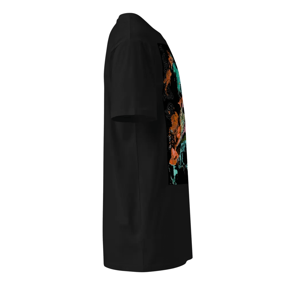 The Future Looks Liquid "Orange Nostalgia V2" Unisex Premium T-Shirt product image (8)