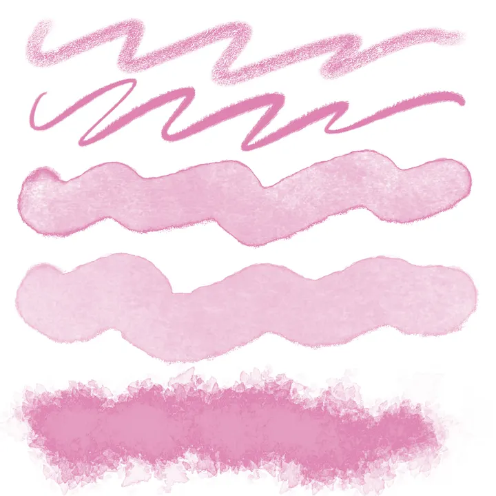 94pk Experimental Paint Brushes for Procreate product image (2)