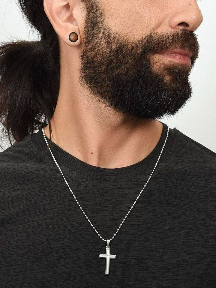 Boyfriend Cross Necklace - My Love For You Grows product image (2)