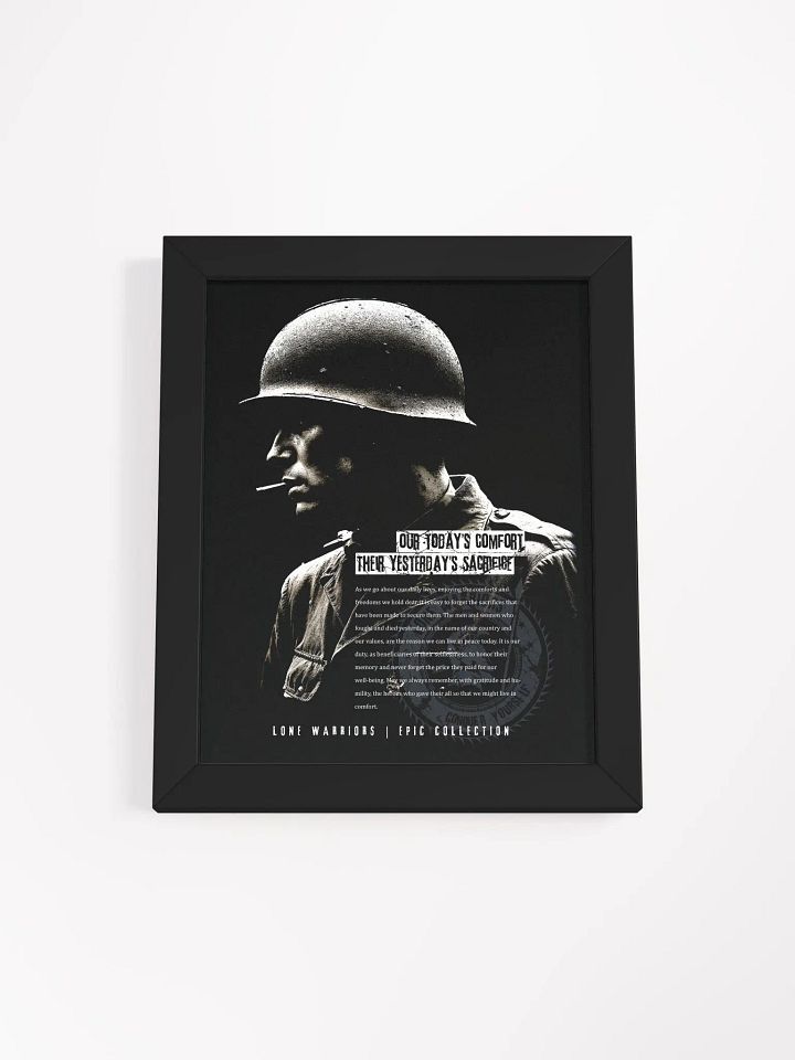 Our Today's Comfort - Their Yesterday's Sacrifice product image (1)