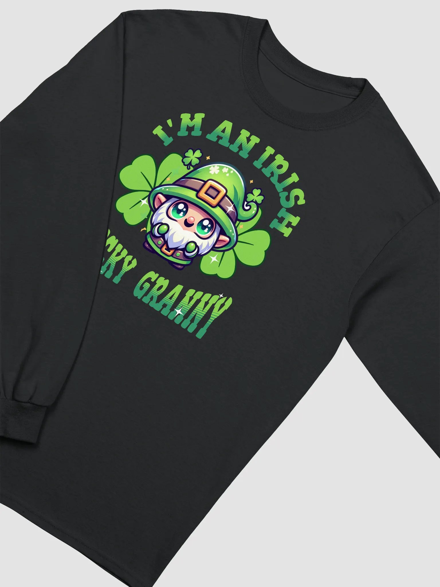 Irish Lucky Charm Granny Long Sleeve Tee product image (11)