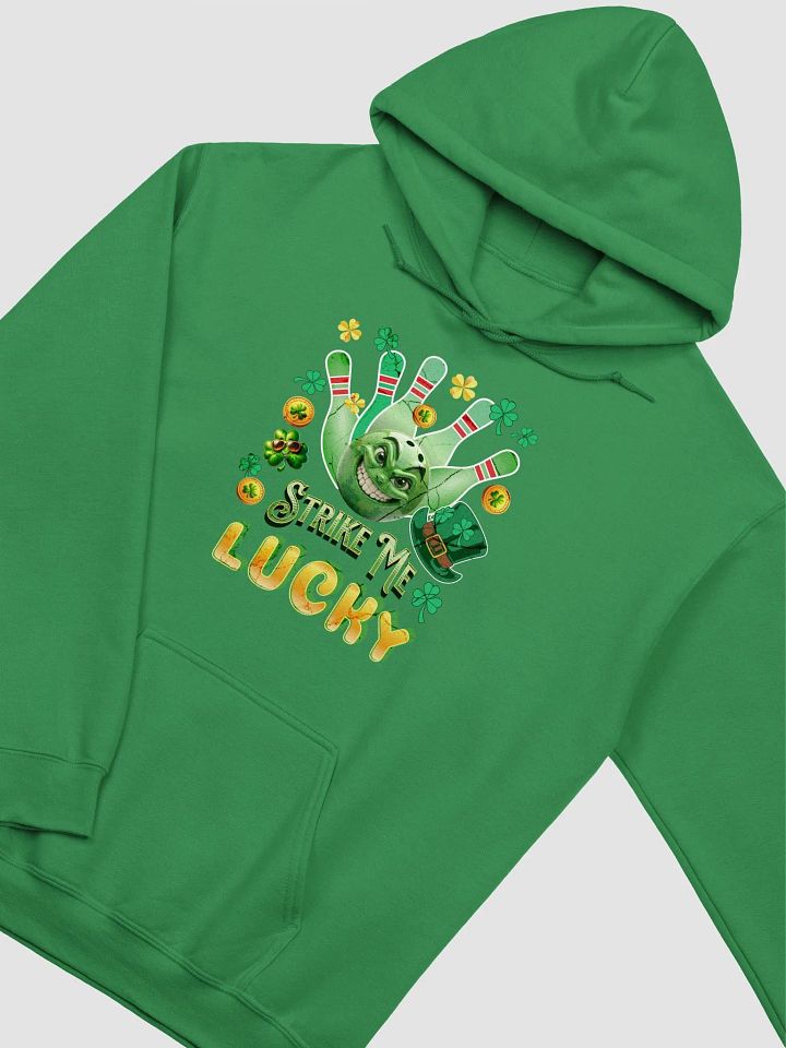 Strike Me Lucky Bowling Ball Classic Hoodie product image (6)