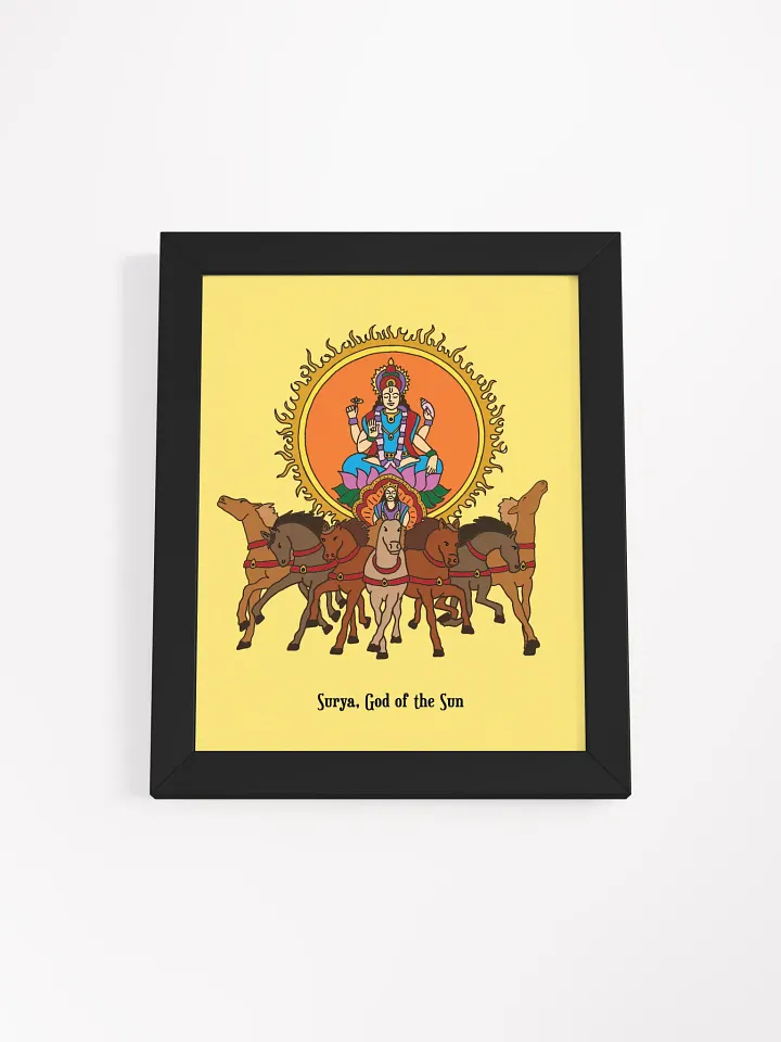Surya Sun God Framed Art product image (1)