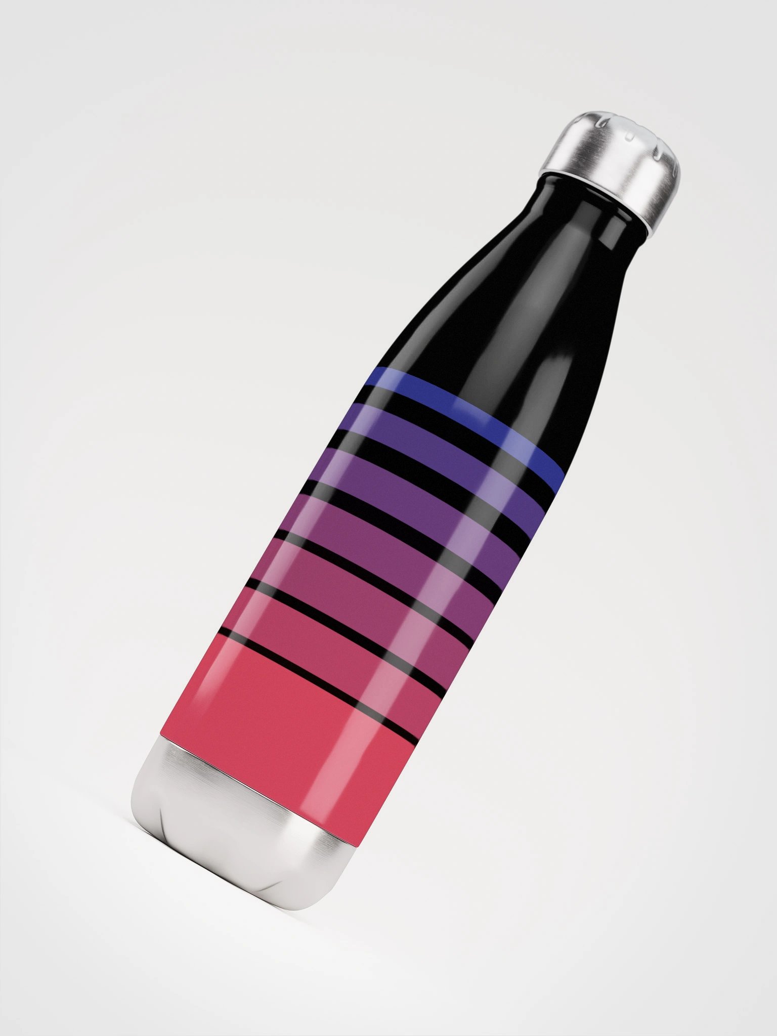 Dual Process Theory - YT Icon Background - Stainless Steel Water Bottle product image (4)