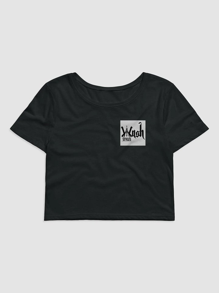 WASH STYLES LOGO WOMEN'S CROP T SHIRT product image (3)