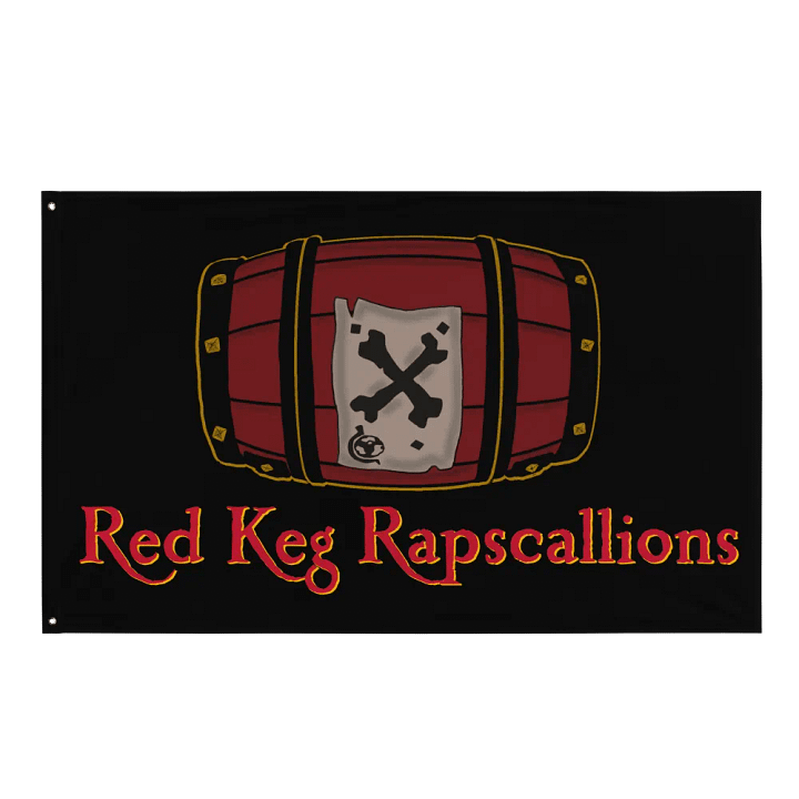 Red Keg Rapscallions Flag (3' x 5') product image (1)
