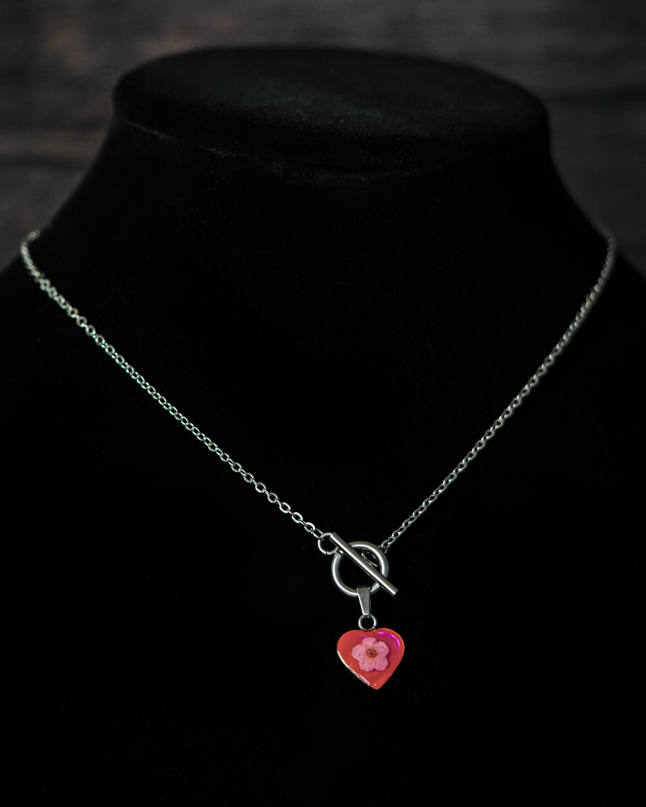 Pink Heart Necklace product image (2)