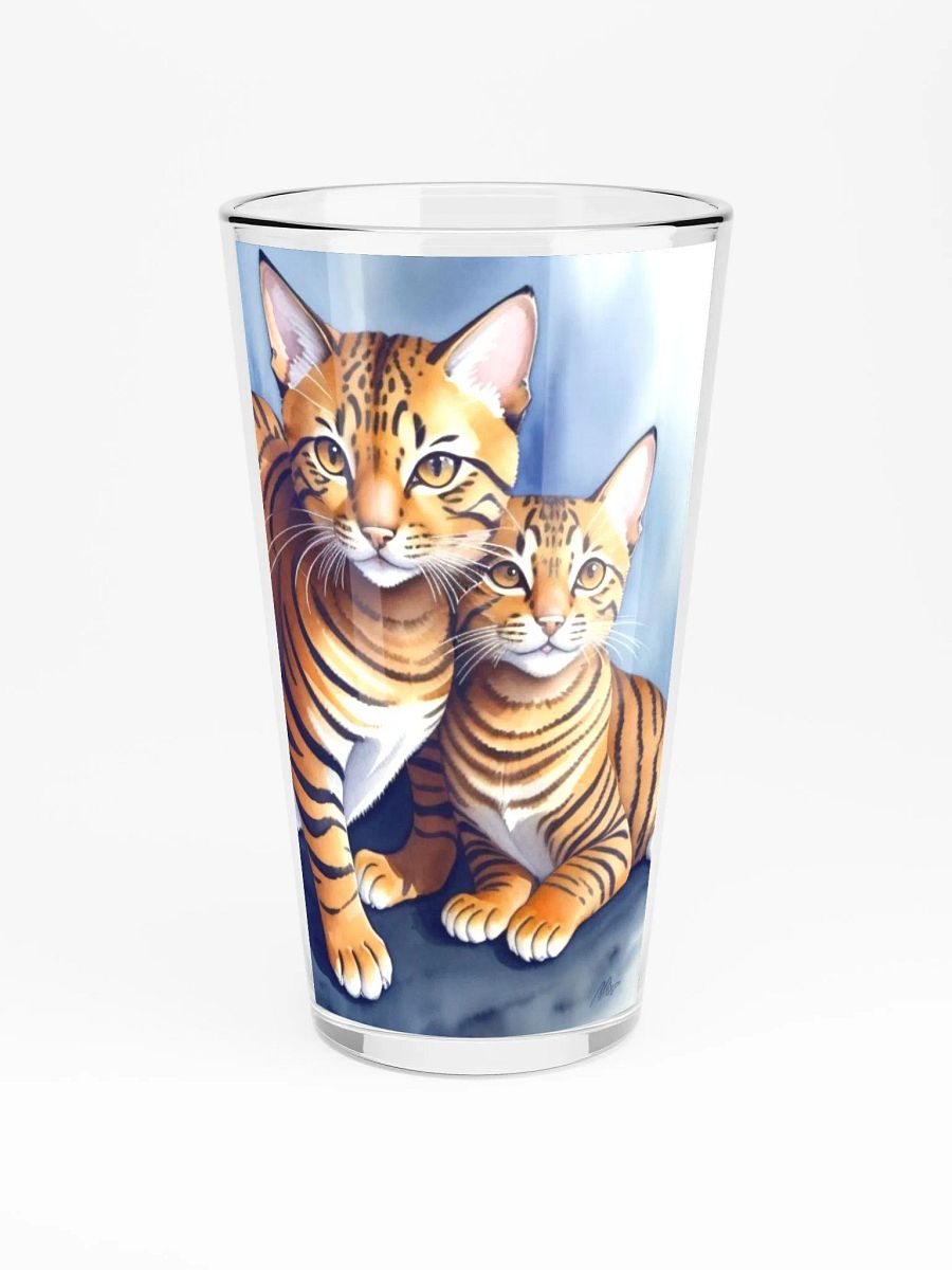 Bengal Cat Tandem Shaker Glass product image (3)