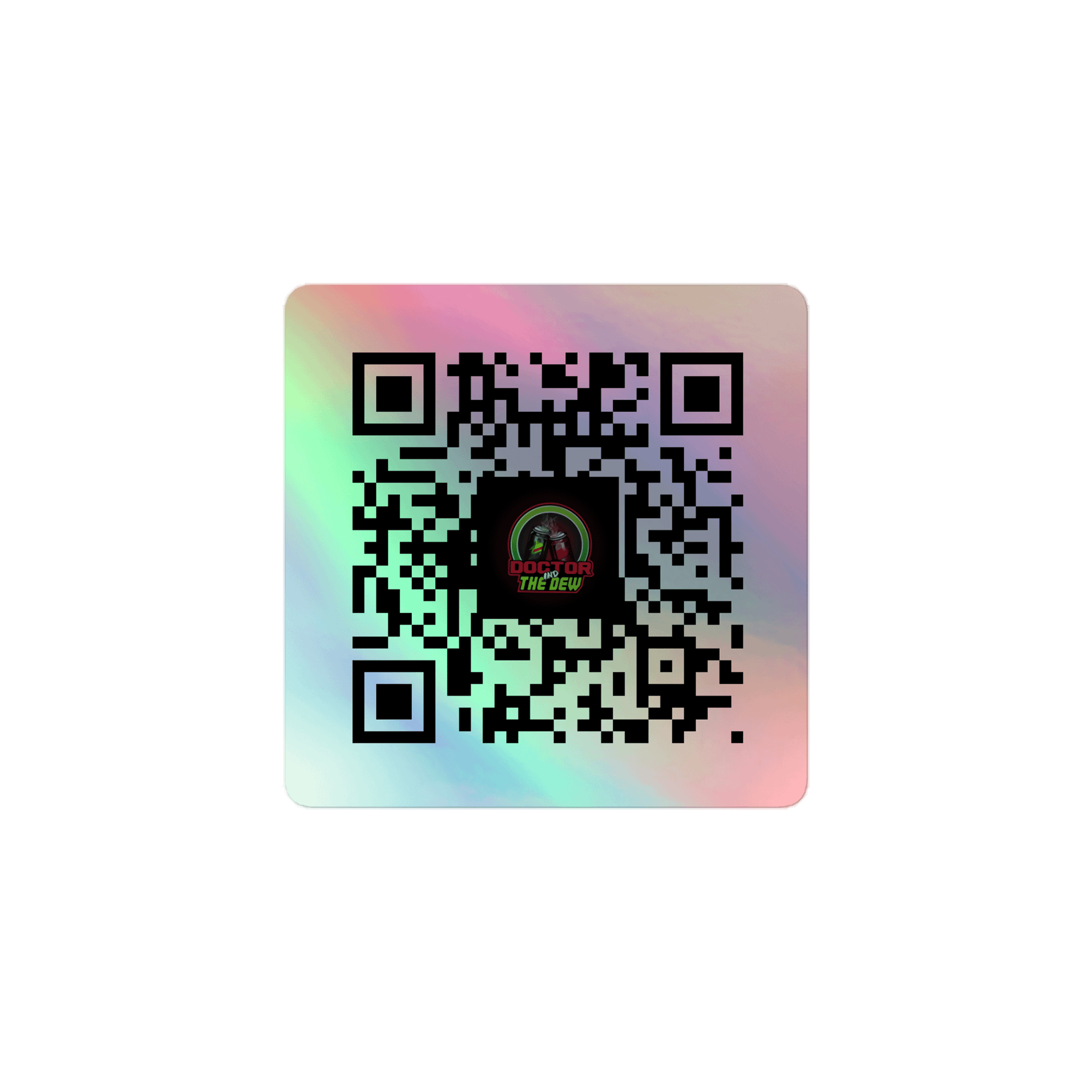 Doctor And The Dew – Twitch QR Code Sticker product image (1)