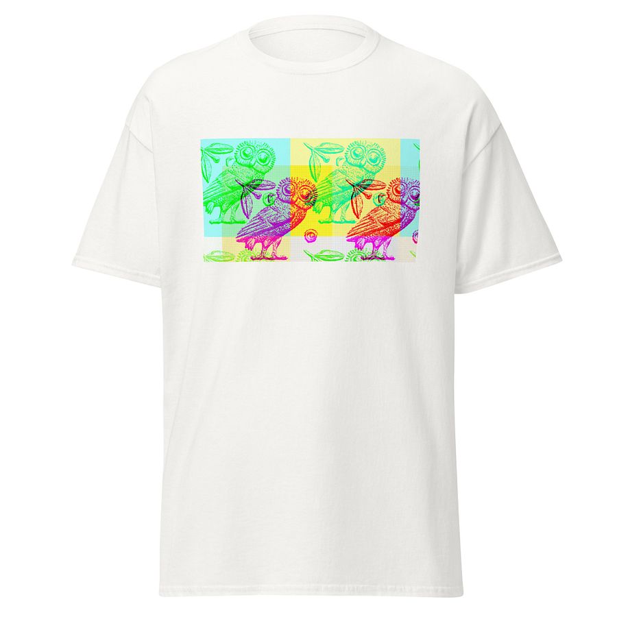 Cute Athenian Owls White T-Shirt product image (1)