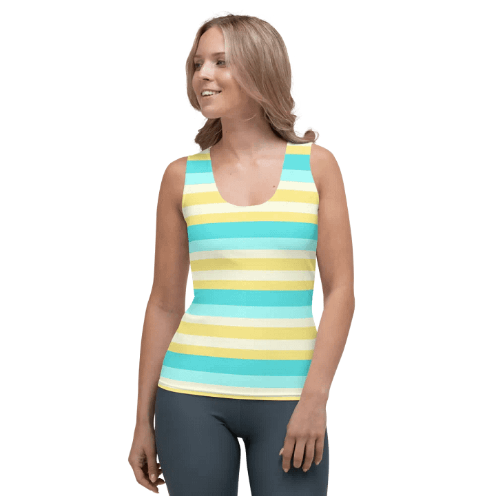 Bright Breeze Striped Women's Tank Top product image (1)