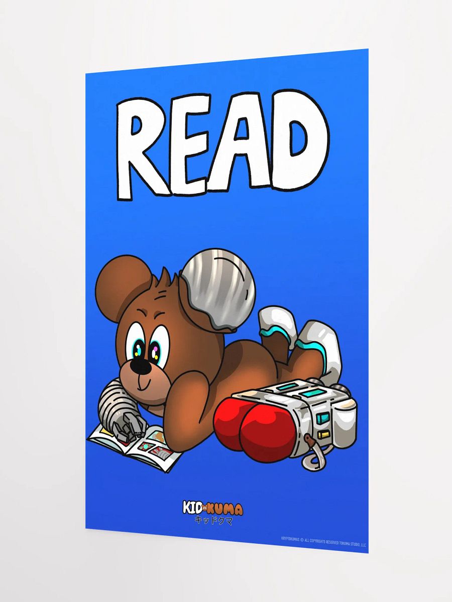 Kid Kuma 'READ' Poster (2nd Edition) product image (3)