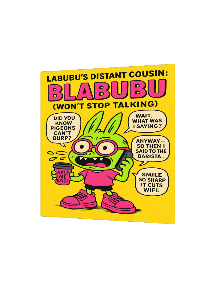 “Labubu’s distant cousin: Blabubu (won’t stop talking)” product image (3)