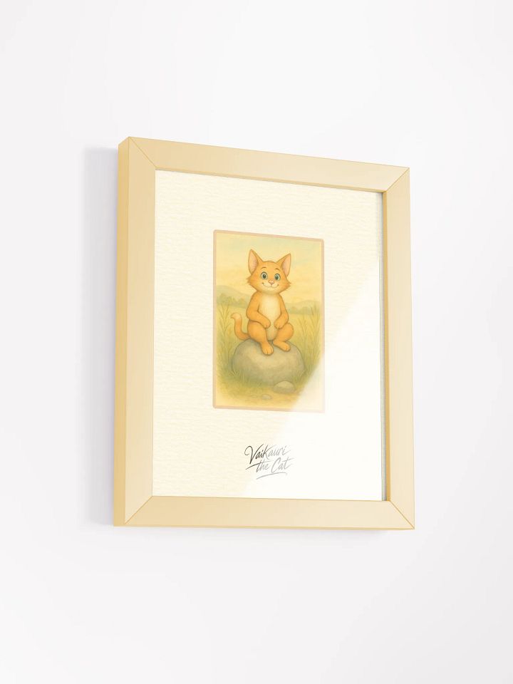 Vaikauri the Cat Framed Artprint product image (3)