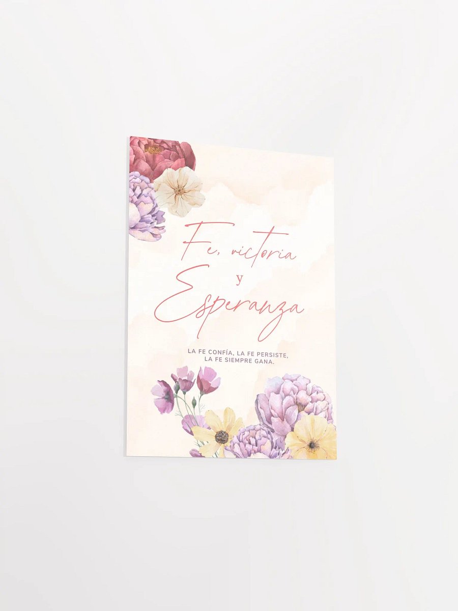 Fe, Victoria y Esperanza Poster product image (15)