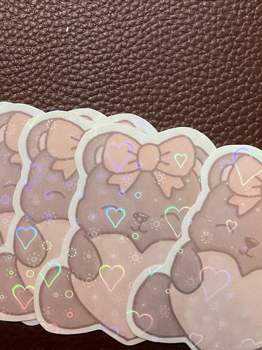 Kawaii Bear love Sticker product image (3)