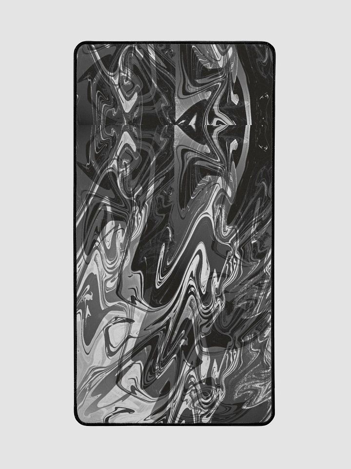 Black and White Swirl Pattern Desktop Mat product image (2)