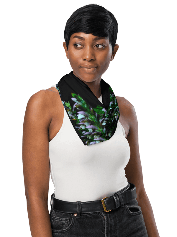 Bandana Tuch - Blumenkontrast product image (7)