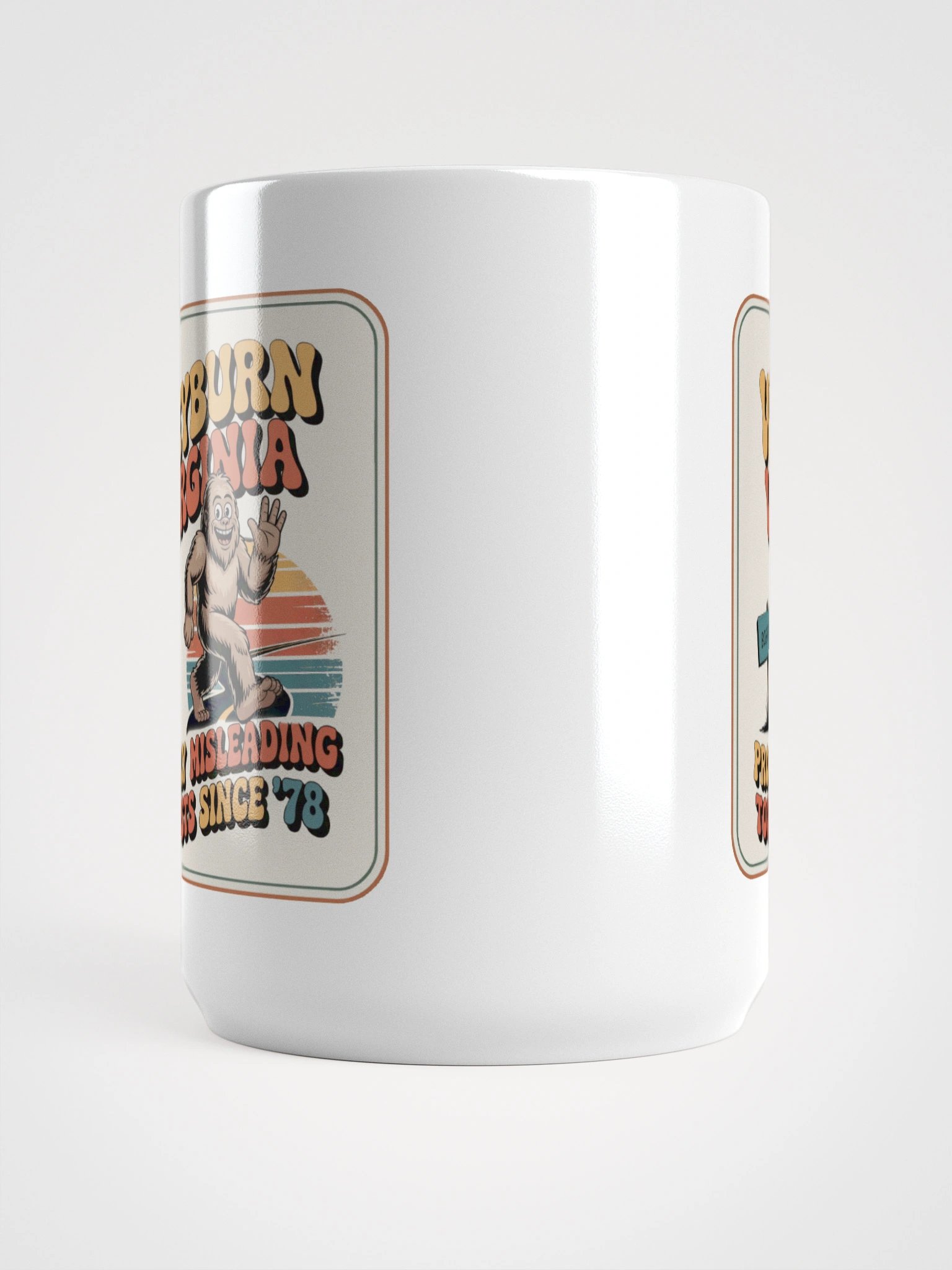 Weyburn Virginia Misleading Tourist Bigfoot Mug product image (5)