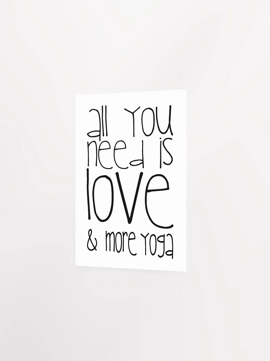Love & Yoga Whimsical Poster product image (13)