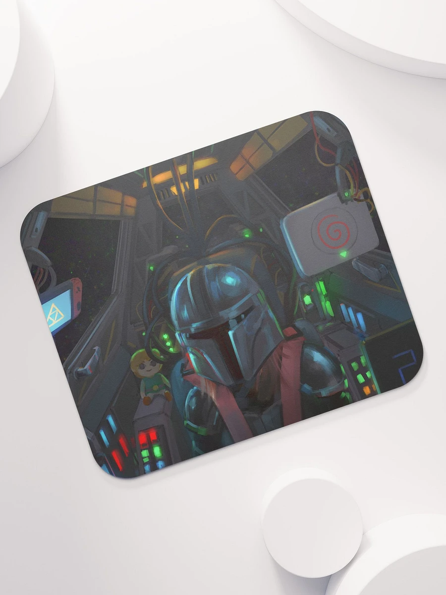 Spacey Inner Bounty Hunter: Mandalorian SCM Mouse Pad product image (7)