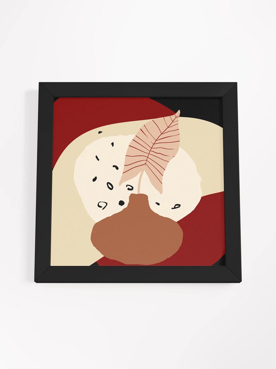 Organic Shapes And A Plant Framed product image (5)