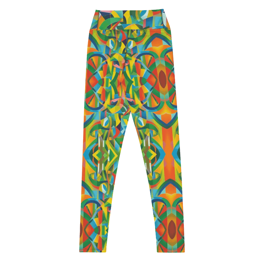 Floral Cubist Limited Édition Yoga Leggings product image (9)