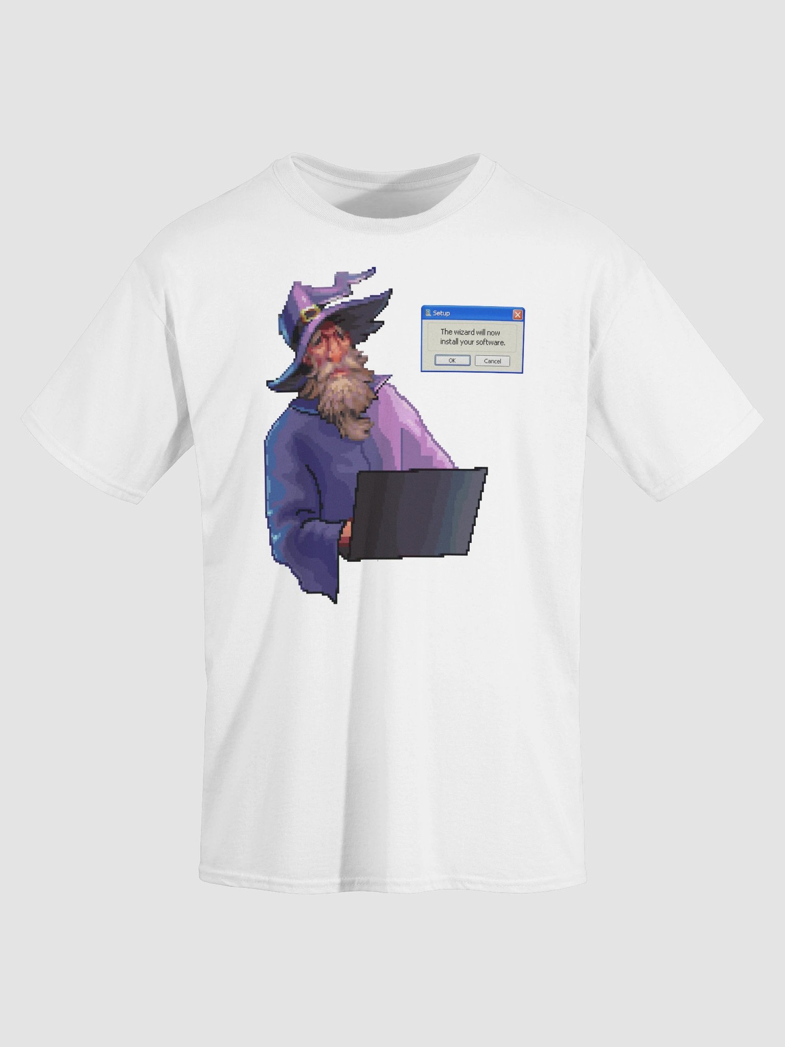 The Wizard will install your software T-shirt product image (3)