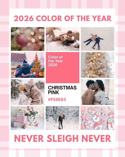 How about we veto the current color of the year and make our own? I'm going with Christmas Pink!
It pairs well with:
Enemies ...