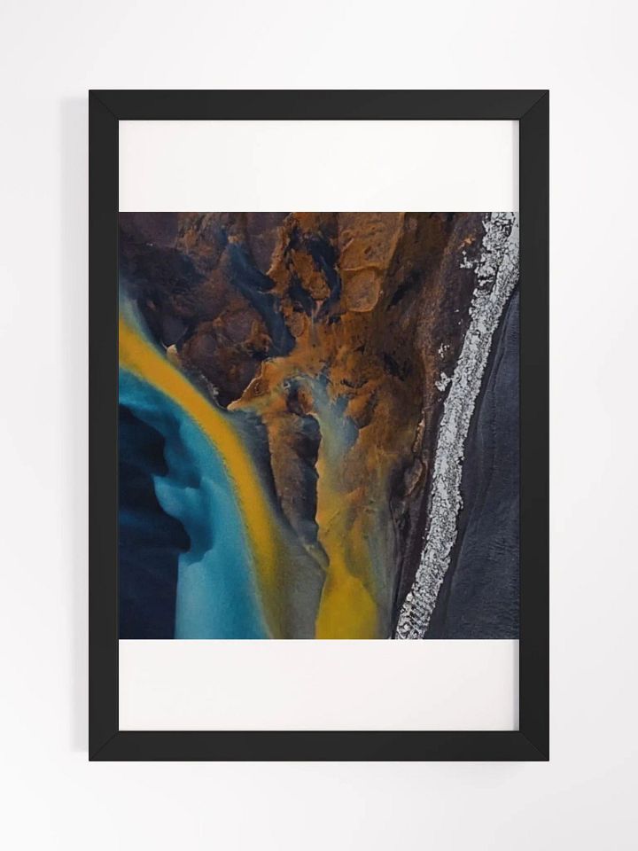 Colorful mountain Framed High-Quality Matte Poster (in) product image (1)
