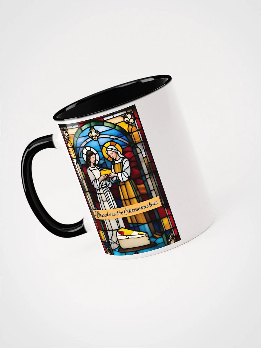 Blessed are the Cheesemakers Stained Glass Mug #01 product image (33)