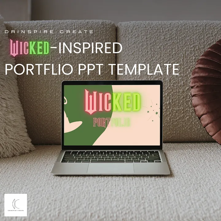 Wicked-Inspired Portfolio PowerPoint Template product image (2)