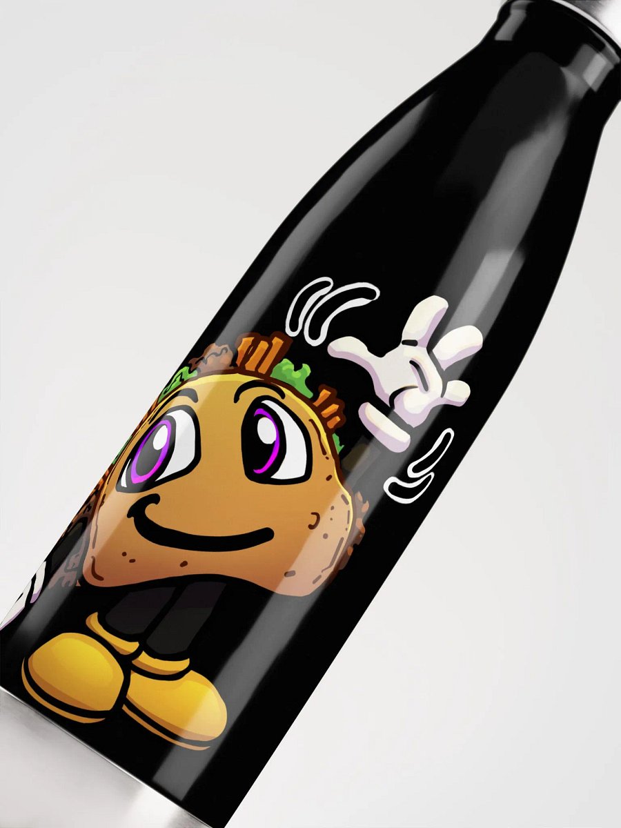 Waving Taco Stainless steel water bottle product image (5)