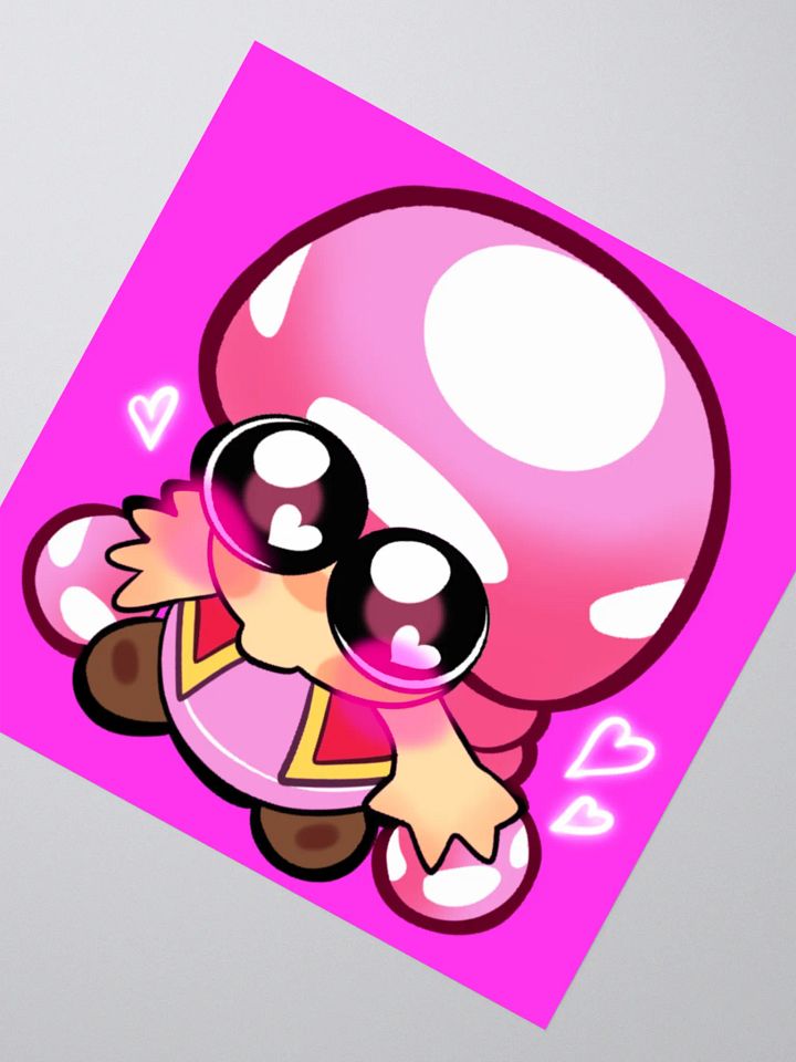 MARIOTHON TOADETTE STICKER product image (2)