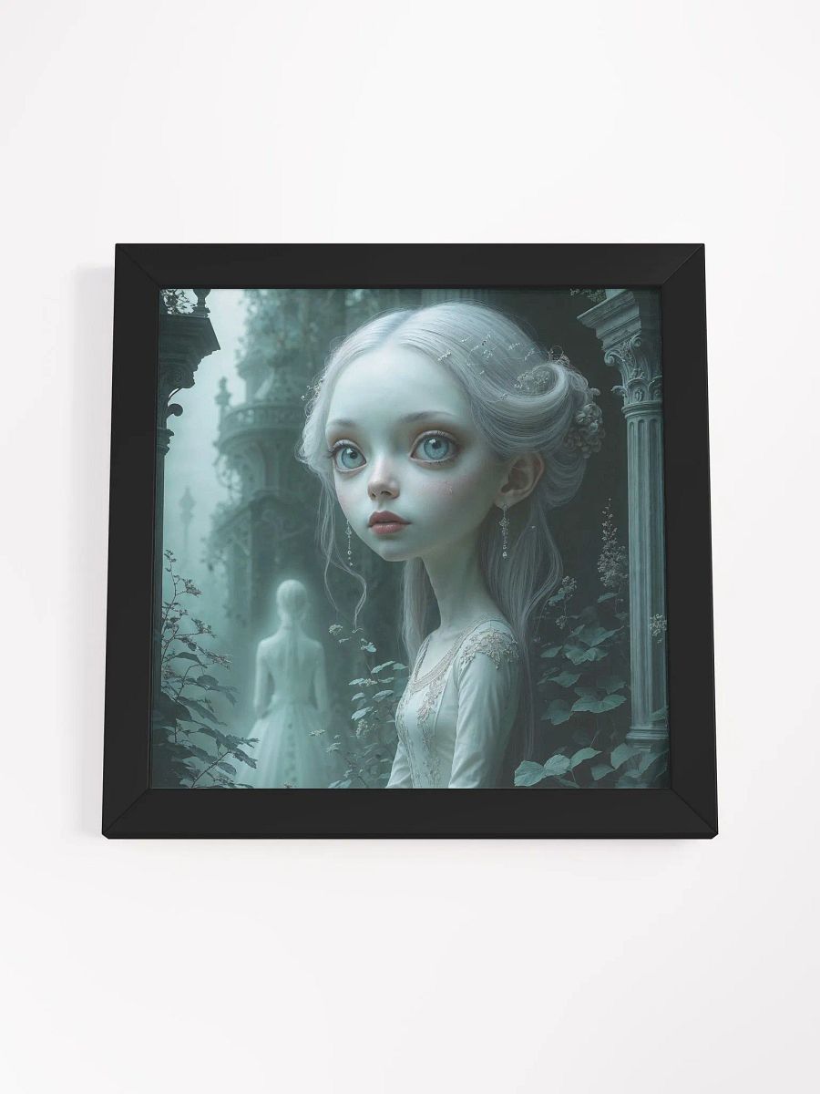 Haunted Porcelain Gaze Framed Print product image (37)