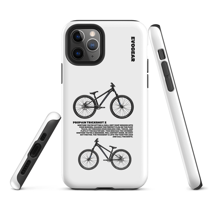 White Propain Trickshot 2 iPhone Case product image (3)