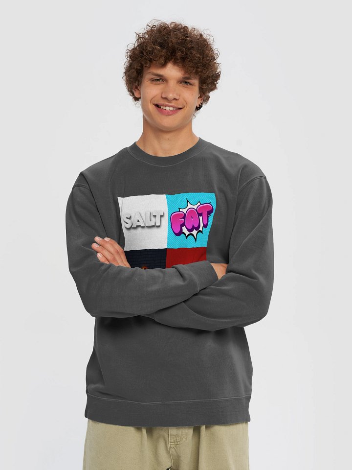 Salt Fat Acid Heat - Independent Trading Co. Unisex Midweight Pigment Dyed Sweatshirt product image (1)