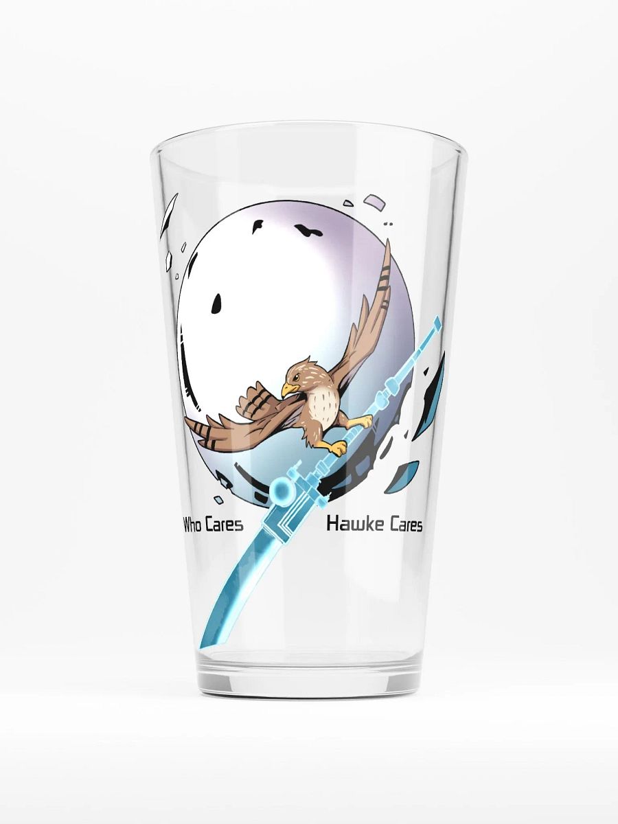 Who Cares? Hawke Cares! Pint Glass product image (1)
