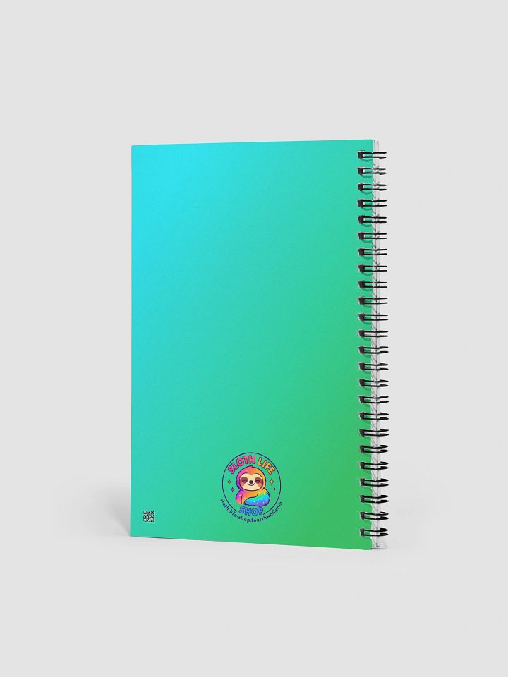 Taco ’Bout Chill – Funny Sloth Notebook With Tacos | Sloths Having Snacks Collection product image (2)