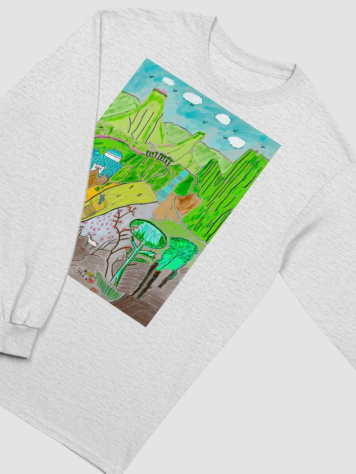 Gildan Ultra Cotton Long Sleeve T-Shirt： ancient life product image (2)